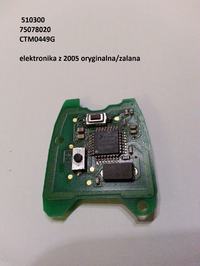 Peugeot 307 2005 - Jak wymienić elektronikę w kluczu po zalaniu?