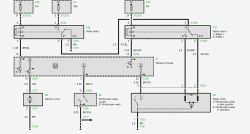 Schemat elektryczny układu wycieraczek samochodowych.