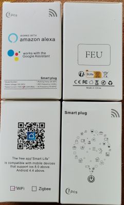 Smart plug boxes with Amazon Alexa and Google Assistant support