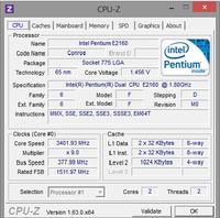 Problem z podkręcaniem Intel E2140 na ASUS P5GC-MX/1333 - zasilacz 350W?