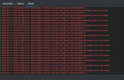 Log errors when connecting Domoticz to Integra 128Plus via ETHM 1 Plus on Raspberry SSD