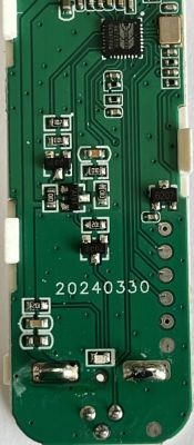 Circuit Board with BK7231N Chip Close-up of a circuit board with BK7231N chip and electronic components.