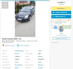 Kupno samochodu - A4 B6 / 407 / Avensis II / Vectra C