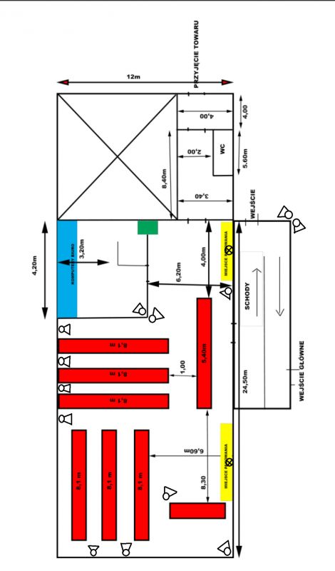 Monitoring do magazynu - chińczyk SANNCE SE-44SU0-44CC