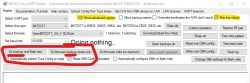 Screenshot of BK7231 Easy UART Flasher software with backup options highlighted.