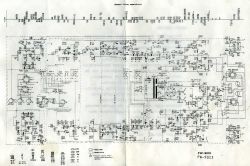 Schemat ideowy wzmacniacza Unitra Fonica PW9013.
