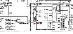 Onkyo integra A-8017 - spalony bezpiecznik A903 (-50V) dymek z wnętrza Onkyo integra A-8017 - spalony bezpiecznik A903 (-50V) dymek z wnętrza