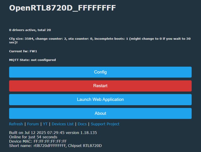 Creating a simple BW16E (RTL8720DN) DIY flash tool command line utility Creating a simple BW16E (RTL8720DN) DIY flash tool command line utility