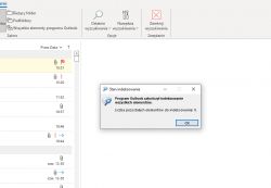 Outlook 2016 - brak wyszukiwanych wszystkich wiadomości