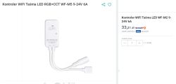 [ESP8266/LM1] LED strip controller with WiFi CCT WF-M2 (or maybe WF-M4 RGB) - interior, Tasmota