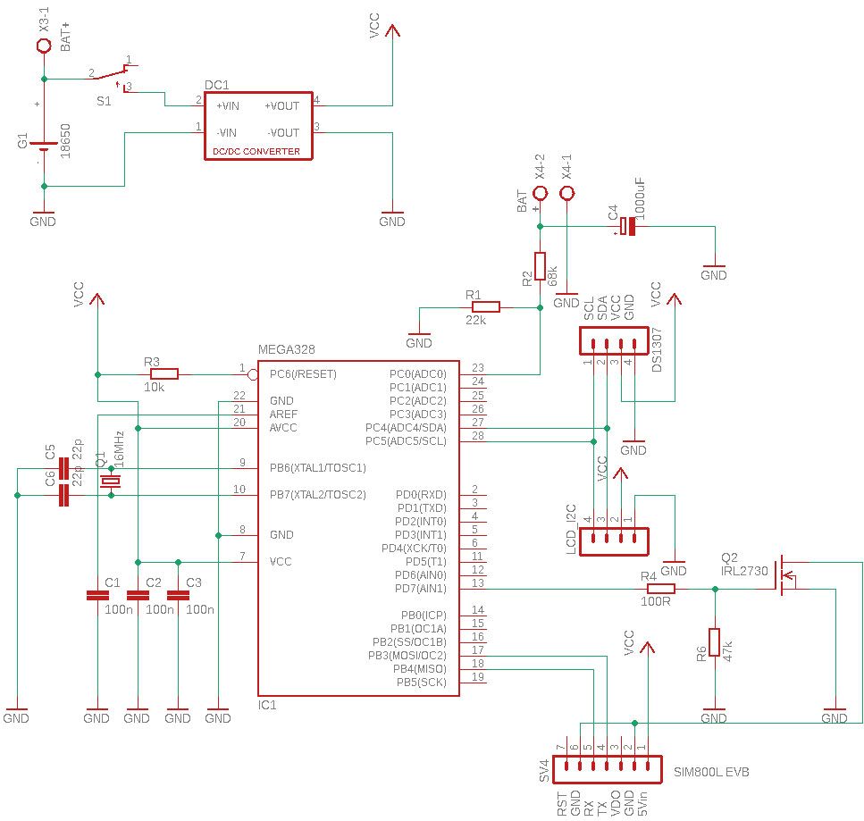 Sim800l evb схема