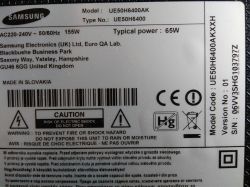 samsung LED niebieskie plamy