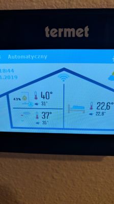 Termet ECOCONDENS GOLD PLUS + ROUND with Wi-Fi - Open-Therm - connected incorrec