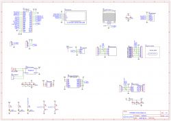 GPS Tracker Schematic Electronic circuit diagram showing a GPS Tracker project.