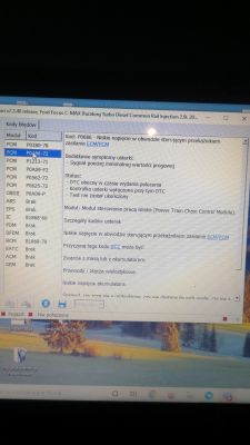 Ford c max 2.0cdti - auto nie odpala, brak zasilania ECU