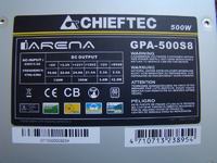 Chieftec 500W GPA-500S8 - czy to oryginał czy podróbka? Wątpliwości co do jakości