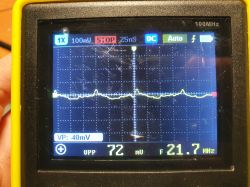 Radio Alan 109 - brak nadawania, różnica napięć przy kondensatorze C78