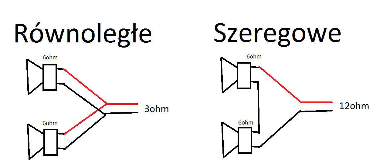 Alpine 3555 - Jak podłączyć 8 głośników + sub