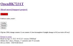 [BK7231T] My HTTP server, configurator, MQTT support from Home Assistant
