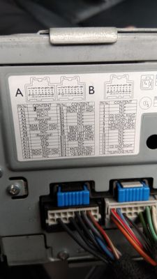 DENSO - SAAB 95 - wejście AUX/LINE w radiu samochodowym