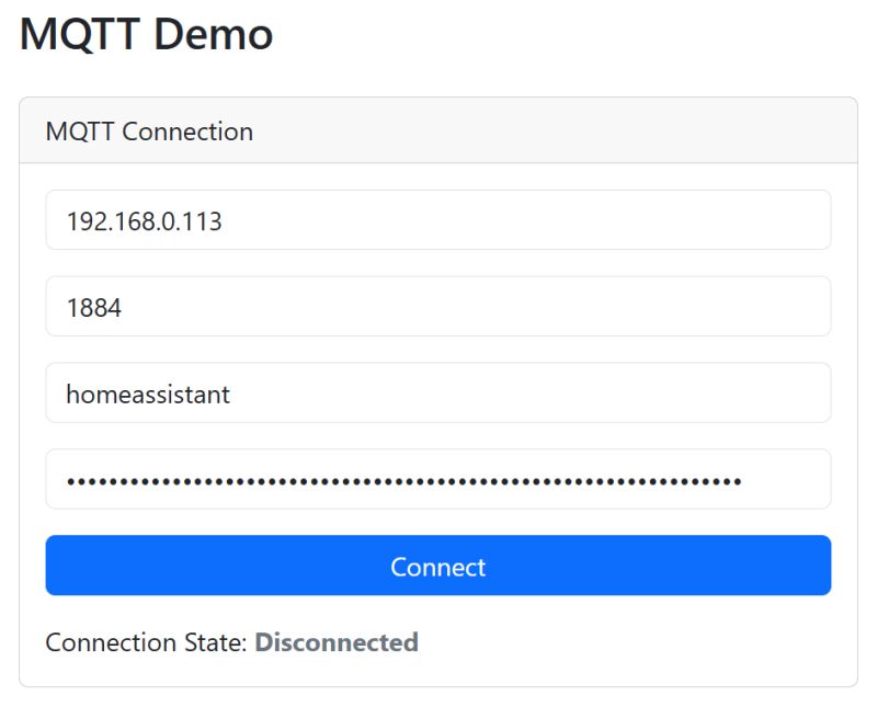Tutorial mqtt.js, the Javascript MQTT client - how to connect your browser to Home Assistant Tutorial mqtt.js, the Javascript MQTT client - how to connect your browser to Home Assistant