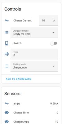 YAML configuration snippet for OBK BK7231N car charger integration with Home Assistant via MQTT.