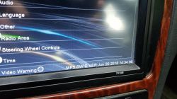 Car MP5 player screen with software from June 20, 2018.