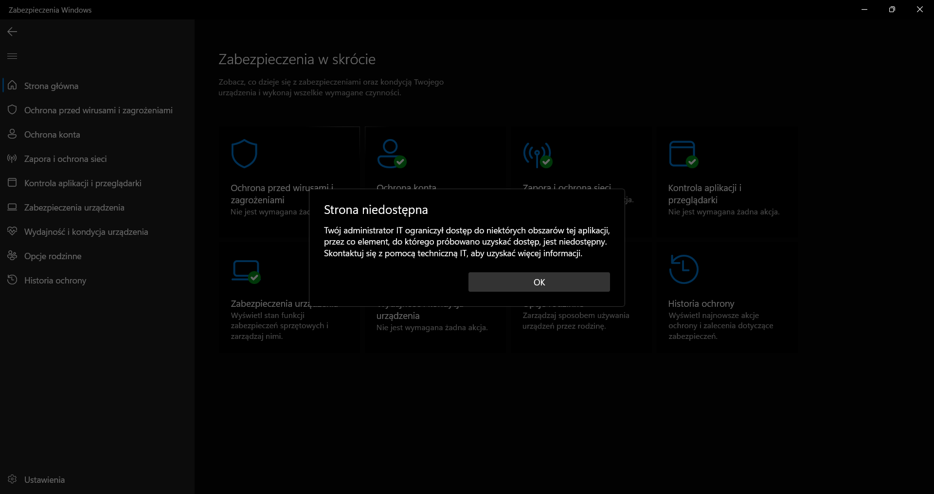 Rozwi Zano Dost P Windows Defender Ograniczenie Dost Pu Przez   5685861600 1686864200 