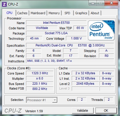 Ustawienia OC na płycie Asus P5G41T-M LX3
