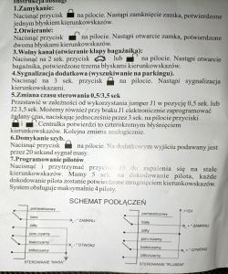 Podłączenie centralki LB 402 do Skody Octavia I - obsługa siłowników 5-przewodowych