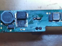 Indentyfikacja elementów SMD w Blum servo-drive for aventos