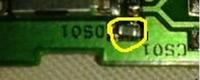 Identyfikacja elementu SMD na płycie TV Samsung LE40A552P3R MT8226 – objawy volume-
