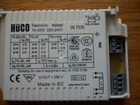 Podłączenie nowego ballastu HUCO do oświetlenia akwarium - różne oznaczenia