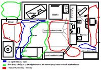 jak ustawić głośniki w pokoju, 2 subwoofery i 2 duze kolumny