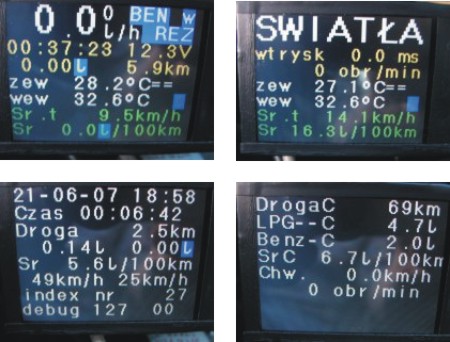 Komputer pokładowy do VW Golfa.