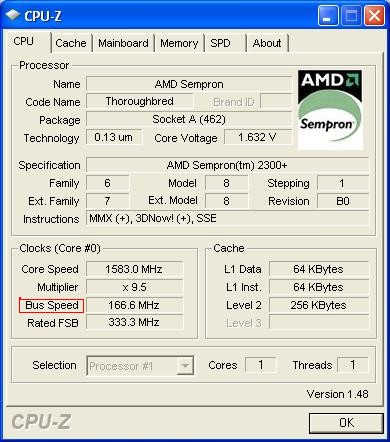 Modyfikacja komputera z płytą ASRock K7VT6 i Sempron 2300+