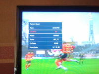 Samsung UE40D5500: Service Menu Standard Settings, Tuner Test Image, Channel Scanning Issues
