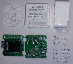 Aubess 2gang Mini Smart Switch BK7231N /CB2S Aubess 2gang Mini Smart Switch BK7231N /CB2S