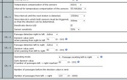 Configuration of motion detector with HMIP-SPDR directional detection