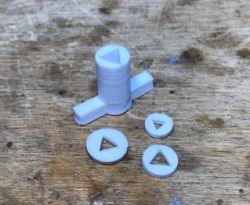 KS-17 energy/gas key - triangular/triangular - emergency 3D printing