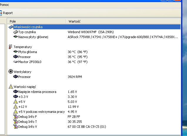 Podkęranie procesora AMD ATHLON 1,54ghz