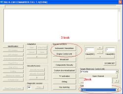 Program do wyłączania IMMO w ECU15 i regulacji obrazu w MFD1 dla kabli KKL VAG COM