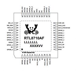 Tuya Smart WiFi relay on T102_V1.1 / RTL8710BN - test, interior, diagram