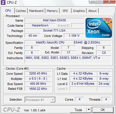 Testy Xeon E5440 na LGA775: CINEBENCH i PassMark na GA EP35C-DS3R