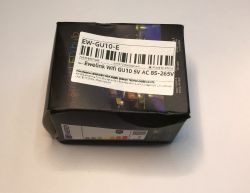 Packaging of eWeLink EW-GU10-E LED Bulb Package of eWeLink GU10 LED bulb