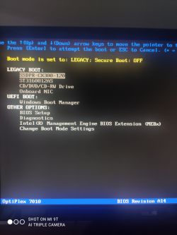 Problem z uruchomieniem No Boot Device Found Press any key to rebout the machine