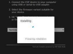 Easy Tasmota instalation - guide for online installer tasmota.github.io/install