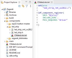 [esp-idf] Adding a custom library from the project folder to CmakeLists.txt