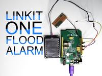 Alarm zalaniowy oparty wbudowany w oparciu o moduł LinkIt one