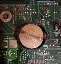 Intel D865PERL - BIOS nie trzyma ustawień nawet po wymianie baterii